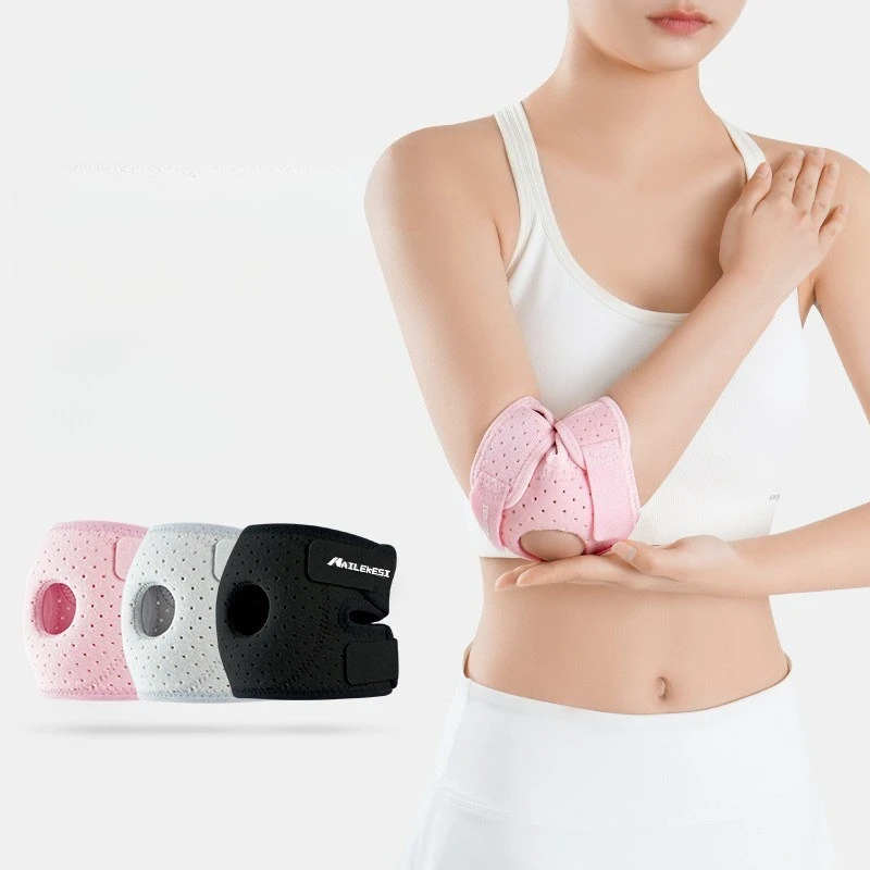 

Elbow Pads Joint Sleeves Women's Silicone Elbow Pads Women's Elbows Men's Fitness Wrist Guards Arm Tennis Sports Bandages