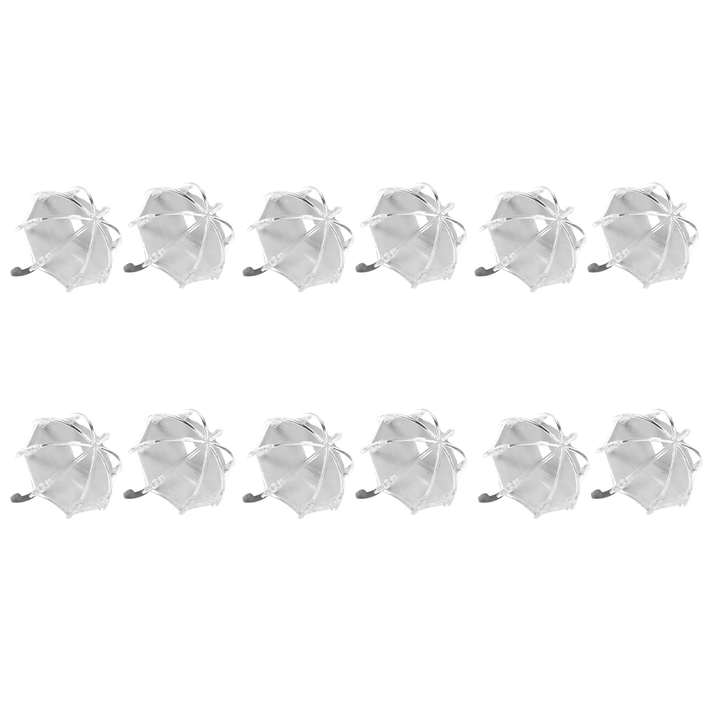 

12 PCS Candy Box Wedding Favors Boxes Goodie Pouch Decorative Trousseau Presents for Guests White Party Treat Small Baby