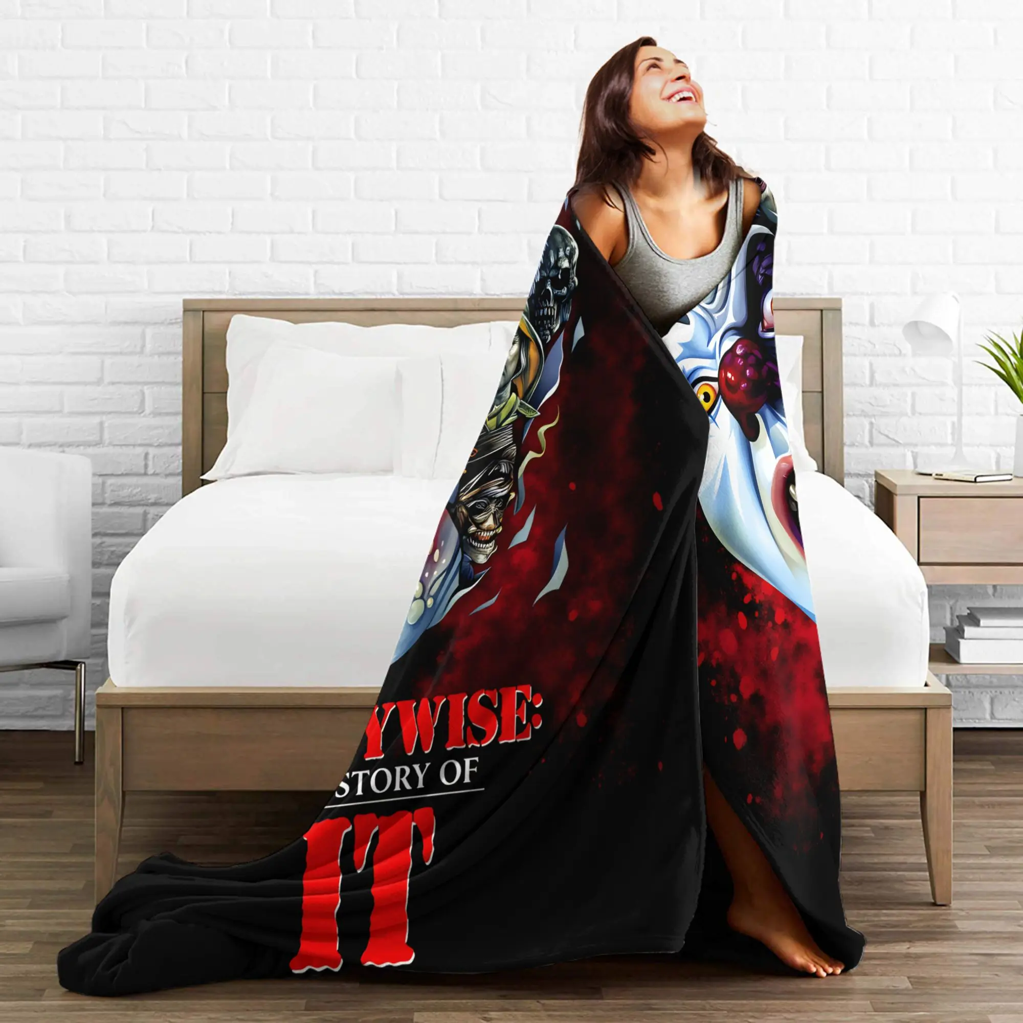 تكنولوجيا المعلومات مرحبا بكم في ديري 2025 الفانيلا البطانيات سوبر لينة رمي بطانية لغرفة النوم الاتجاه الزخرفية المفرش أريكة غطاء سرير