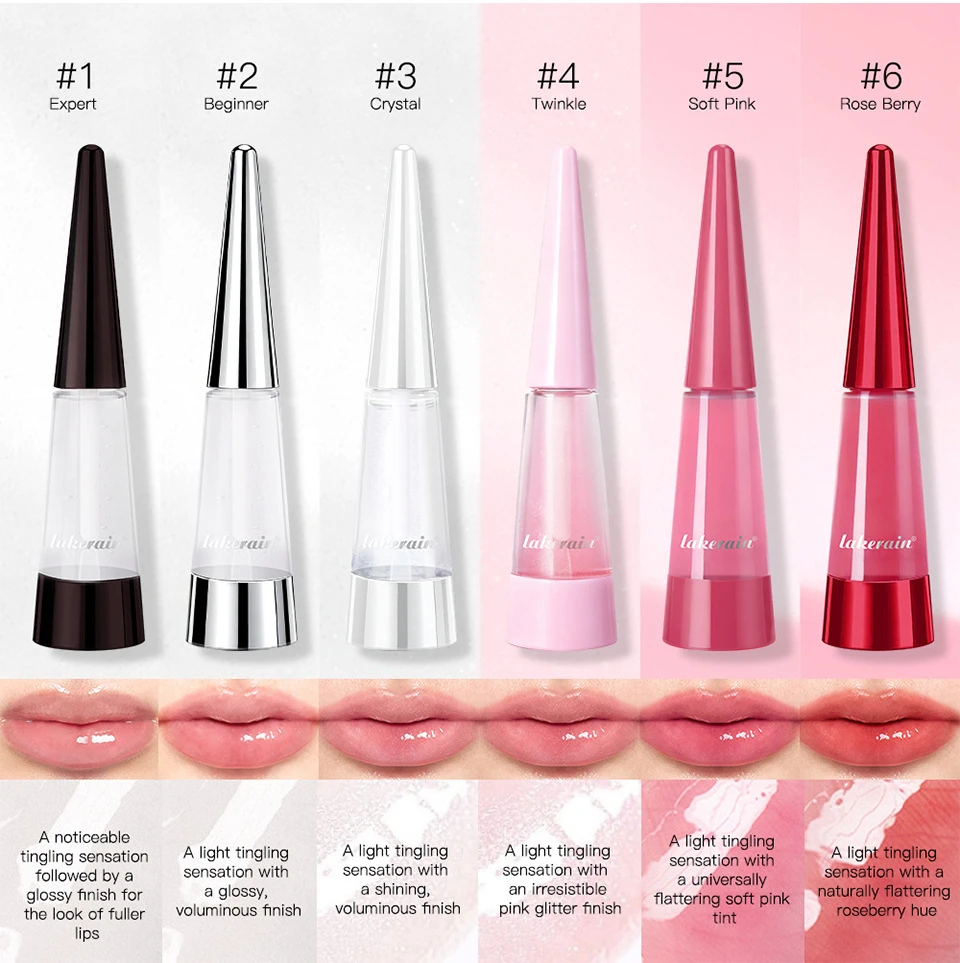 7Lip Plumper Moisturizing Lip Oil Hydrating Plump Fuller Lips
