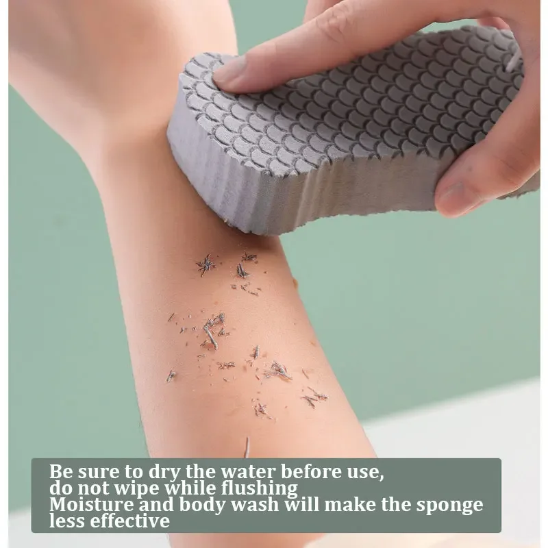 3D Sponge bath for baby stereo bath sponge fish scale Sponge Scrub for children Ash sponge bath cotton painless back sponge