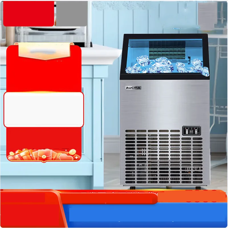 High Quality and Durable Crystal clear Ice Production Capacity   Commercial Ice Cube Machine for Restaurant
