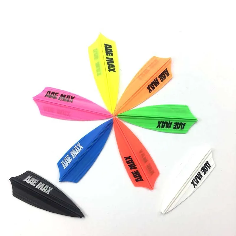 

30 шт., пластиковые лопасти для стрел с перьями AAE, DIY оперение для стрельбы из лука, охотничьи аксессуары для стрельбы из лука