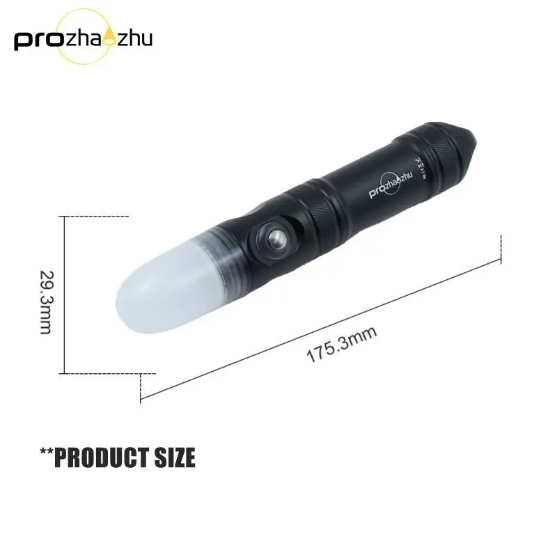 Diving Signal Light 4000 Lumen USB Magnetic Rechargeable IP68 Waterproof 100M Underwater LED Diving Strobe