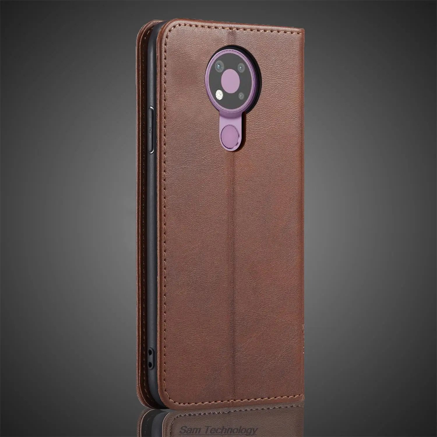 Magnetic attraction Leather Case for Nokia 3.4 Holster Flip Cover Case for Nokia 3.4 Wallet Phone Bags Fundas Coque