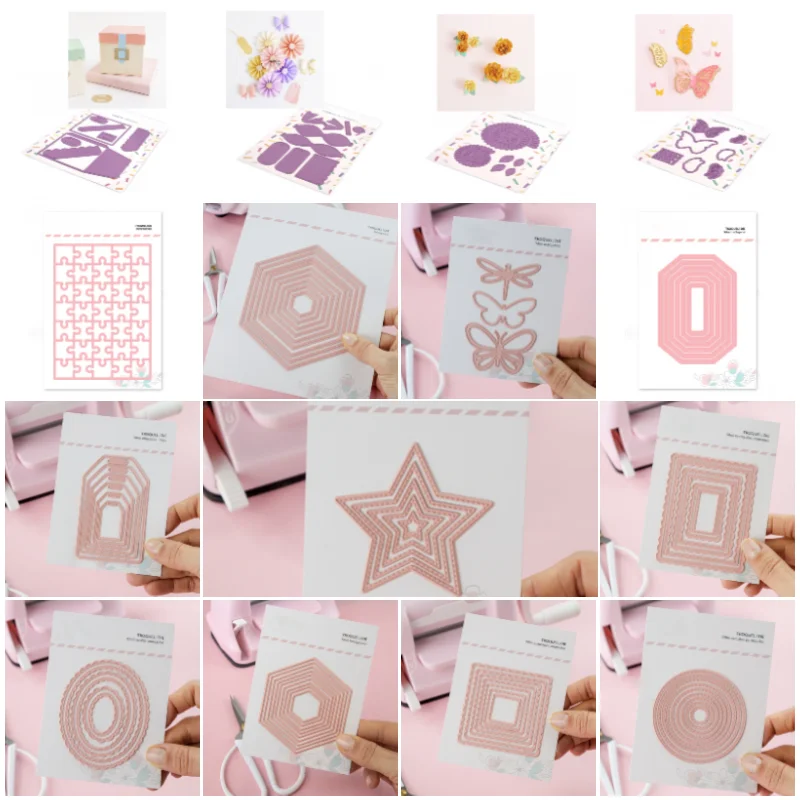 Troqueles de corte de Metal español de septiembre de 2025, para álbum de recortes, tarjetas de papel, manualidades decorativas, troqueles en relieve, recién llegados