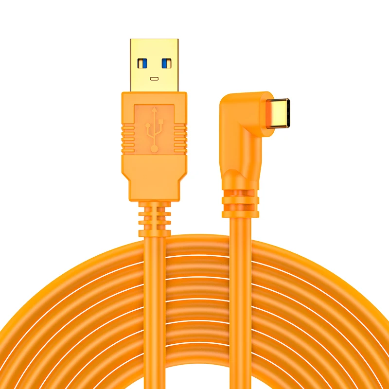 The type-C USB3.0 high-speed online shooting cable is suitable for Canon EOSR/R5/R6/R7/R8/R10 mirrorless cameras R50 and R6II