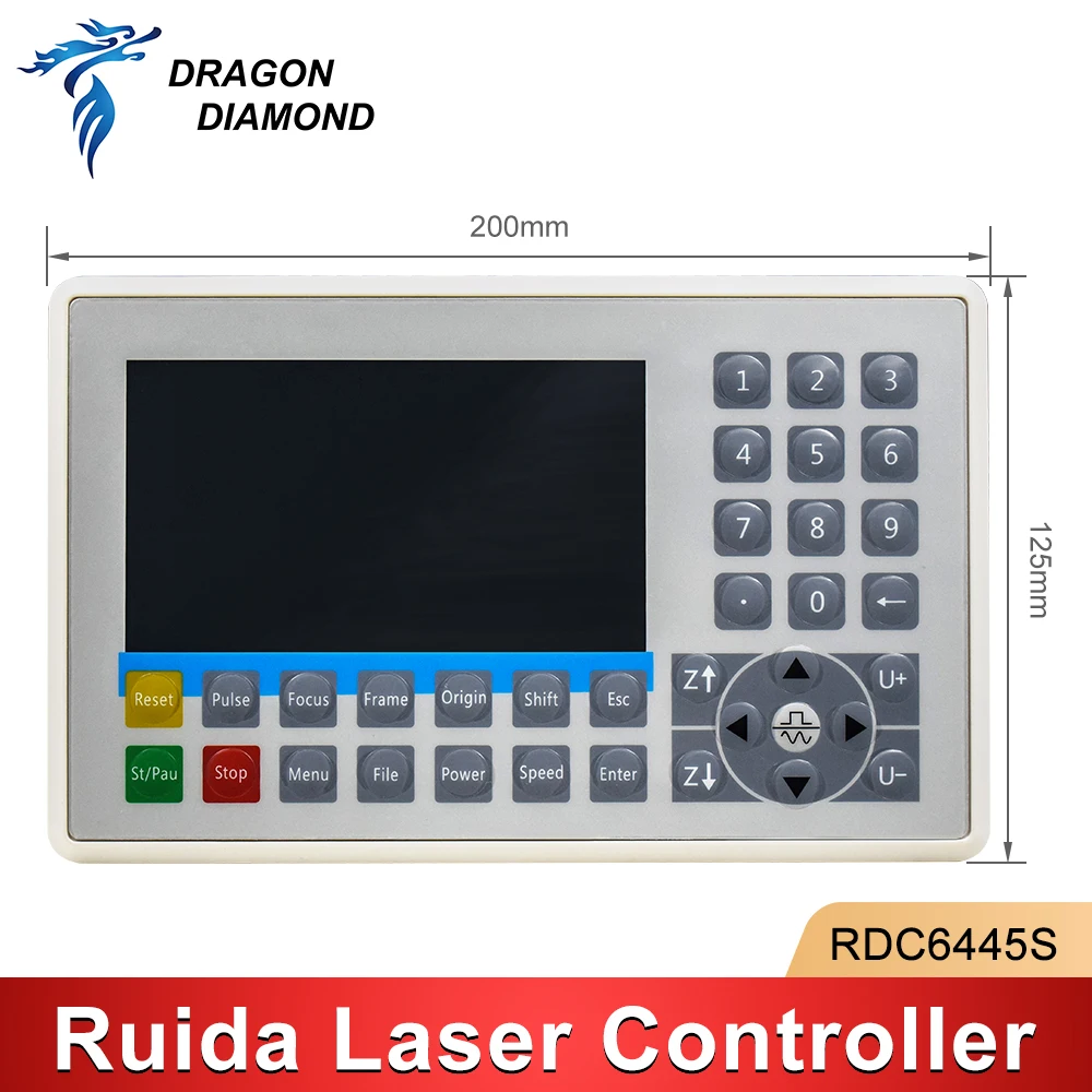 1pc Ruida RDC6442S/RDC6445S Control Panel For CO2 Laser Engraver Cutting Machine 4060 6090 9060