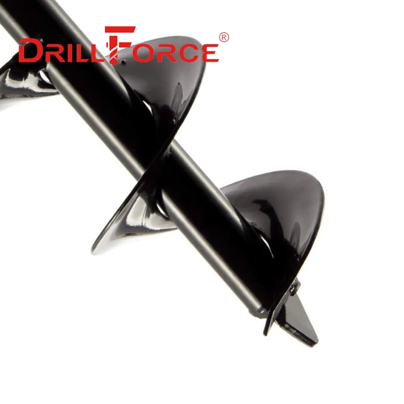 Drillforce สวนเกลียวเจาะบิต8X30ซม.ดอกไม้หลอดไฟ Hex Shaft Auger Yard ผ้าปูที่นอนปลูกโพสต์หลุมขุดเครื่องมือ