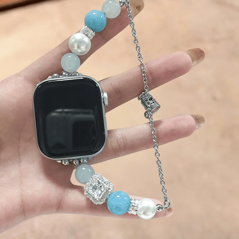 

New minimalist metal strap compatible with iWatch Strap 38mm 40mm 41mm 42mm 44mm 45mm 49mm Fashion Strap