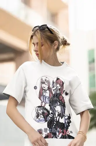 Imagen 2 del producto Camiseta Marin Kitagawa My Dress Up Darling Girl Anime amantes regalo camisa todas las tallas 100 algodón