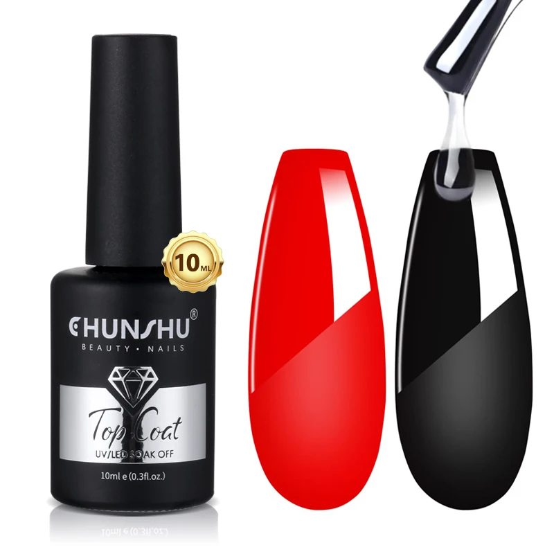 CHUNSHU 10ml No Wipe Top Coat Long Lasting Primer Strong Base Gel Soak Off Semi Permanente Functional Gel Vernish Manicure Nails