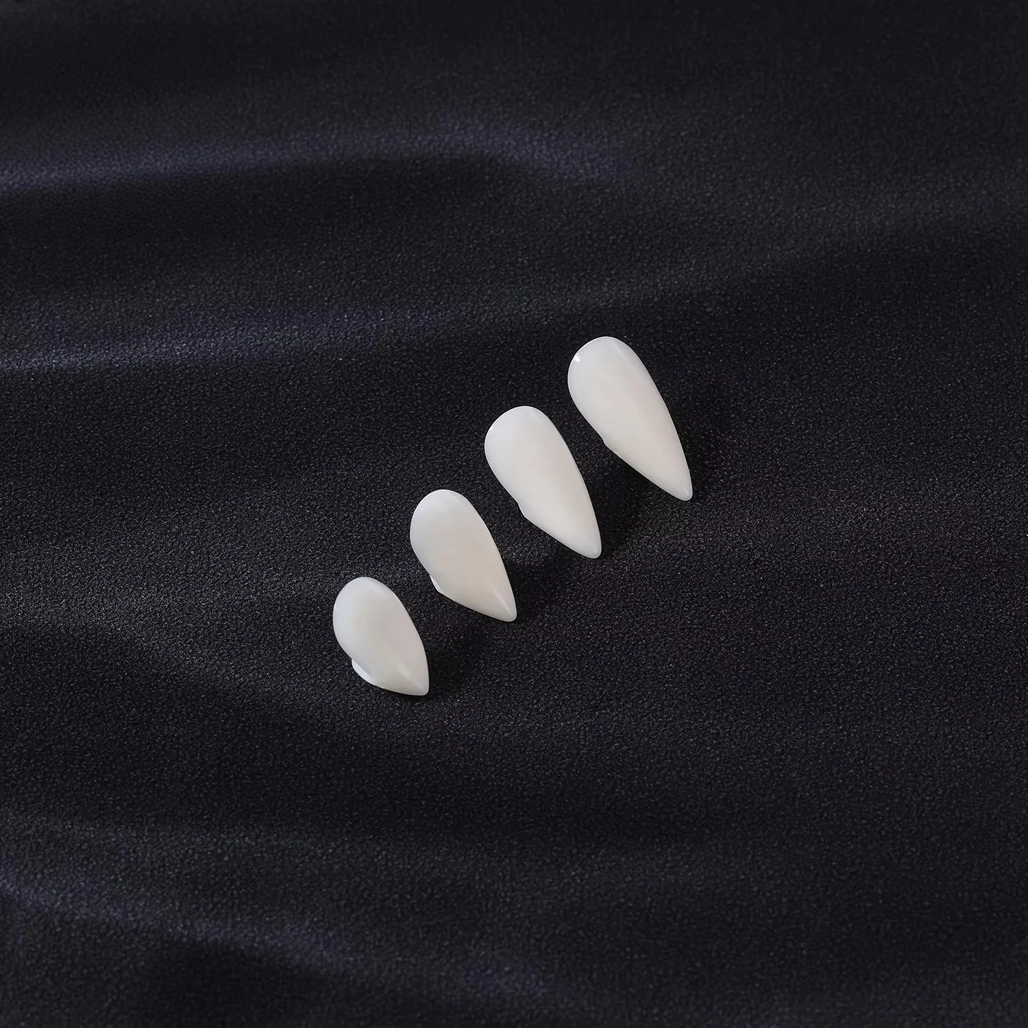 1 Pair Vampire Fangs Cosplay Dentures Halloween Fake Teeth Props Party Ghost Devil Costume DIY Prop False Tooth Accessories