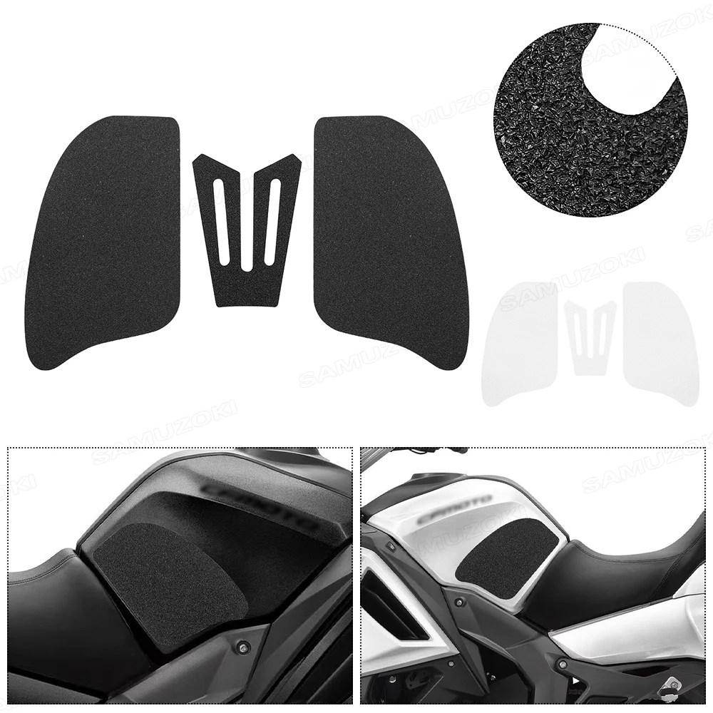 Fuel Tank Side Knee Sticker Motorcycle Anti-Skid Fuel Tank Protector Suitable for CFMOTO 650TRG 650 TRG