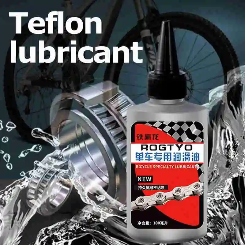 Lubricante Especial para Bicicleta de 100 ml, Cepillo de Limpieza para Mantenimiento de Cadena de Motocicleta, Herramienta para Cadena, Aceite, Accesorios para Ciclismo de Carretera