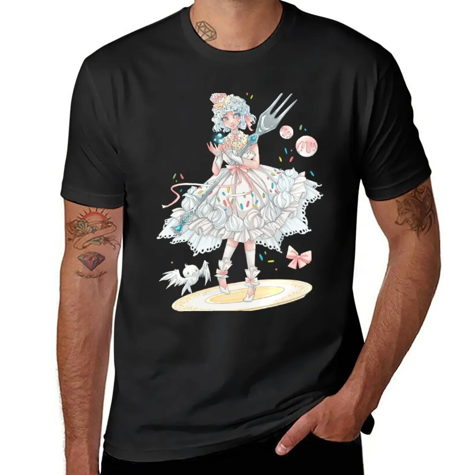 

New The Girl with the Funfetti dress T-Shirt plus size tops Tee shirt mens t shirts pack