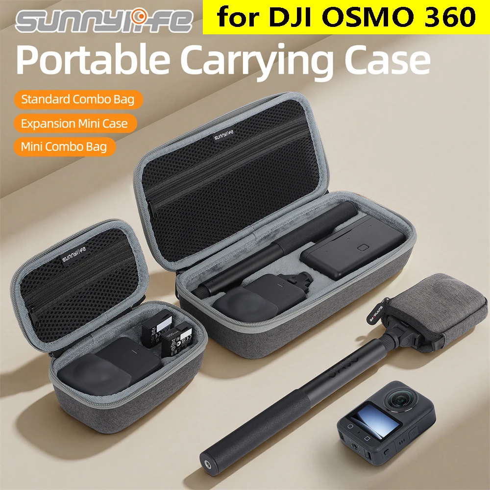 

Sunnylife Handbag For DJI Osmo 360 Carrying Case Travel Bag Camera Parts for DJI Osmo 360 Storage Bag Shockproof Protective Box