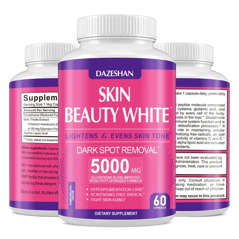 Skin Beauty White Glutathione skin whitening capsule 60 capsule