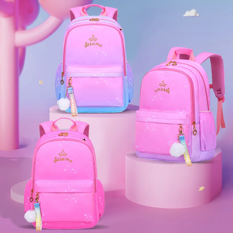 Primary school girl waterproof Children bookBag for women princess backpack student Bagpack kid 3-6 years Mochila Infantil