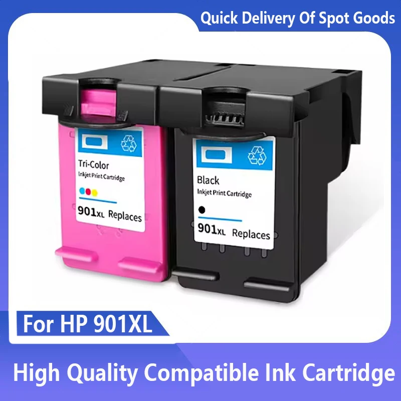 Cartucho de tinta Compatible 901XL para impresora HP 901 XL para HP901 Officejet 4500 J4580 J4550 J4540 4500 J4680 J4524 J4535 J4585