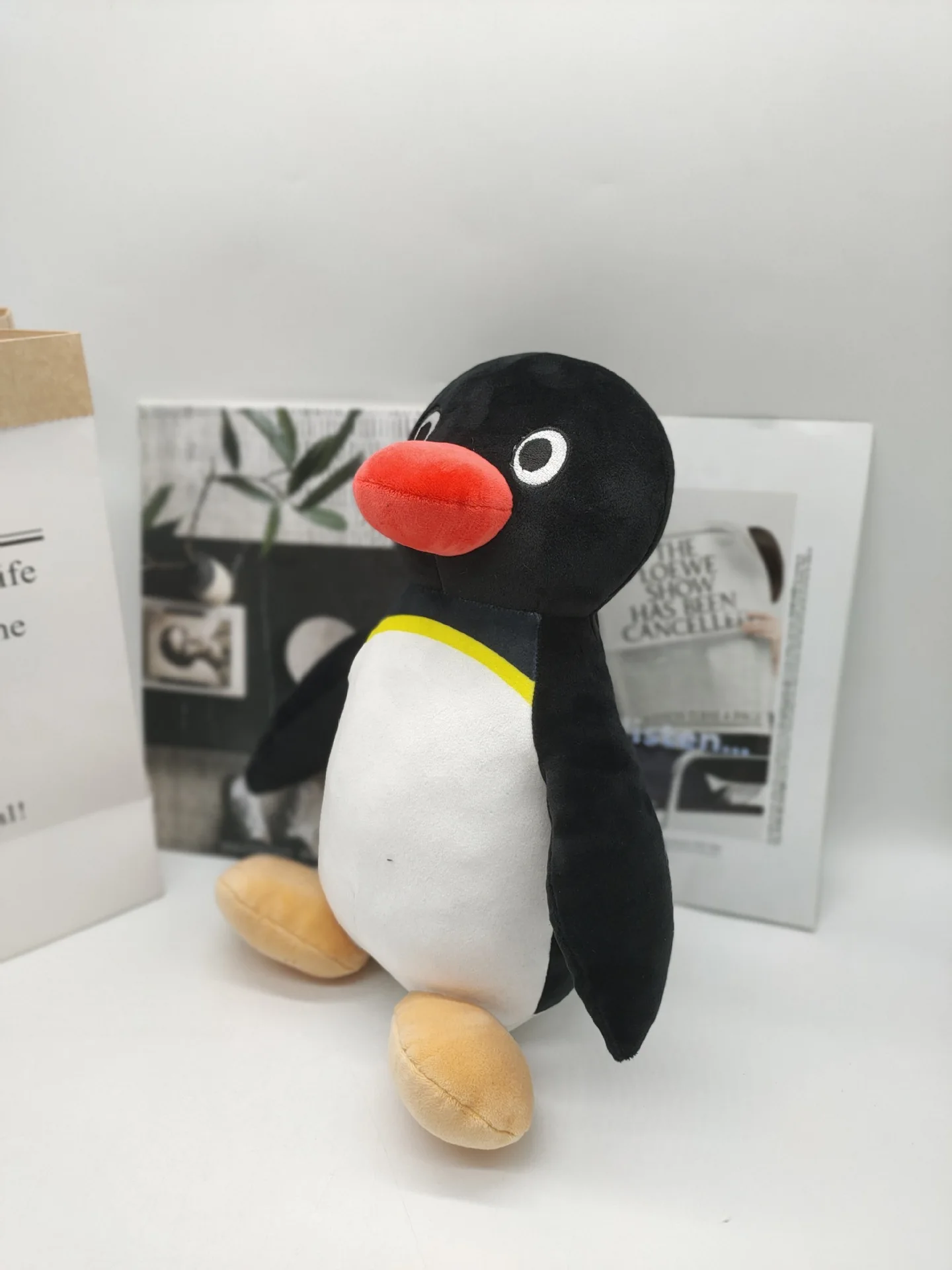 2024 nuevo producto Pingu pingüino de peluche lindo pequeño pingüino muñeca niños cumpleaños Navidad Acción de Gracias Navidad regalo de Nochebuena