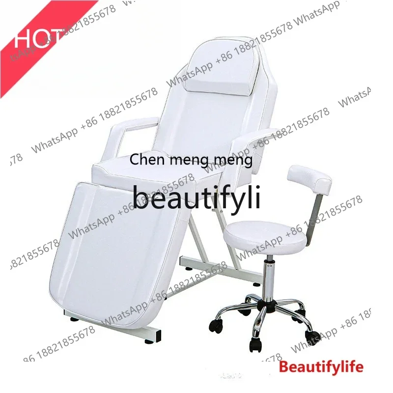 cn8350 ss New Modern Simple Folding Massage Bed Sponge Household Portable Beauty Bed Massage Bed Mobile Dual Use s8350