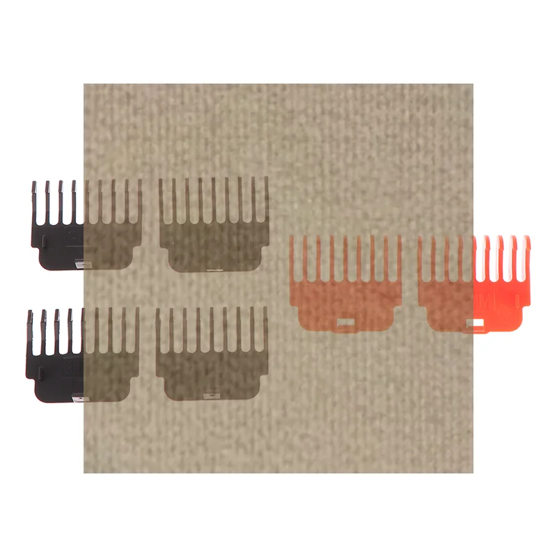 2/4Pcs Hair Clipper Guards Guide Combs Kit Trimmer Cutting Guides Styling Tools Attachment Compatible 1.5mm 2mm 3mm 4mm 6mm 9mm