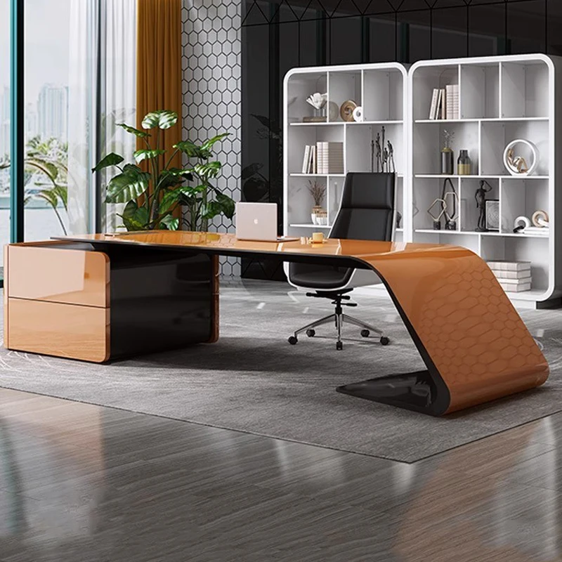 

Офисный стол руководителя, стол для генерального директора, стол для босса, настраиваемый цвет, хит продаж, модный дизайн