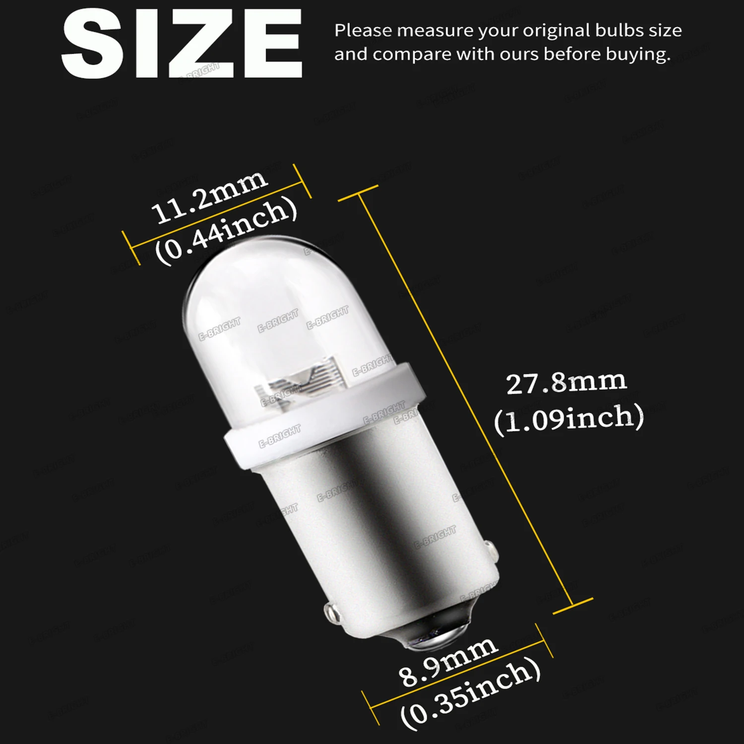 100szt 6V 6.3V DC GE44 47 1893 1895 BA9S Przezroczysta soczewka Pinball Machine Cars Old Radio Lights White Blue Red Amber Green RGB