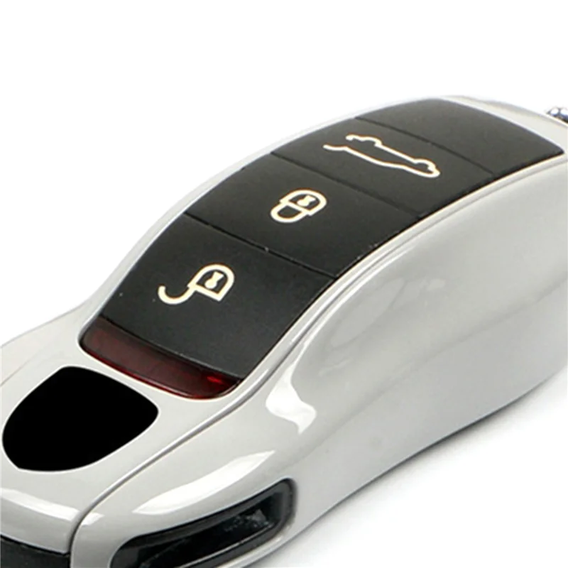 

2 чехла для ключей для Porsche 718 911 Panamera Cayenne Macan Boxster Cayman, чехол для пульта дистанционного управления (старая версия)