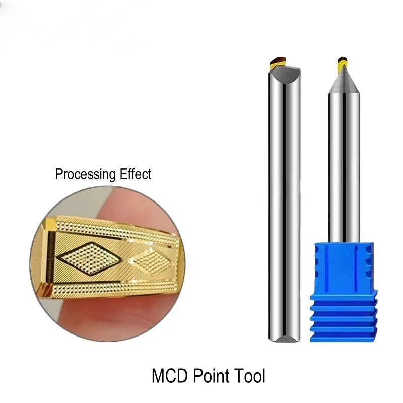 

Jewelry Monocrystal Diamond CNC Point Tool Diameter 0.5-1.0mm Polishing Milling Tools Manufacturer End Mill