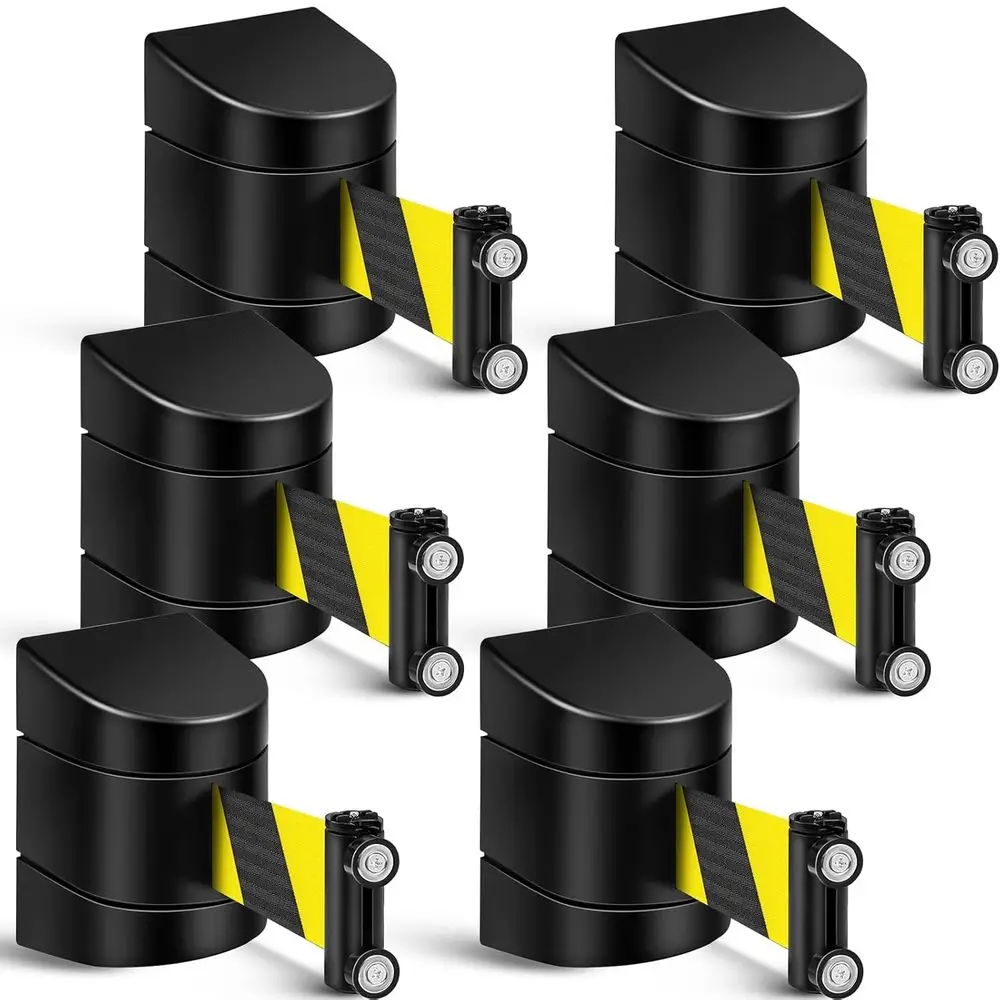 

Магнитный настенный выдвижной барьер Landical, 6 штук, 16,4 т, с магнитным креплением, для контроля толпы, с корпусом из АБС-пластика