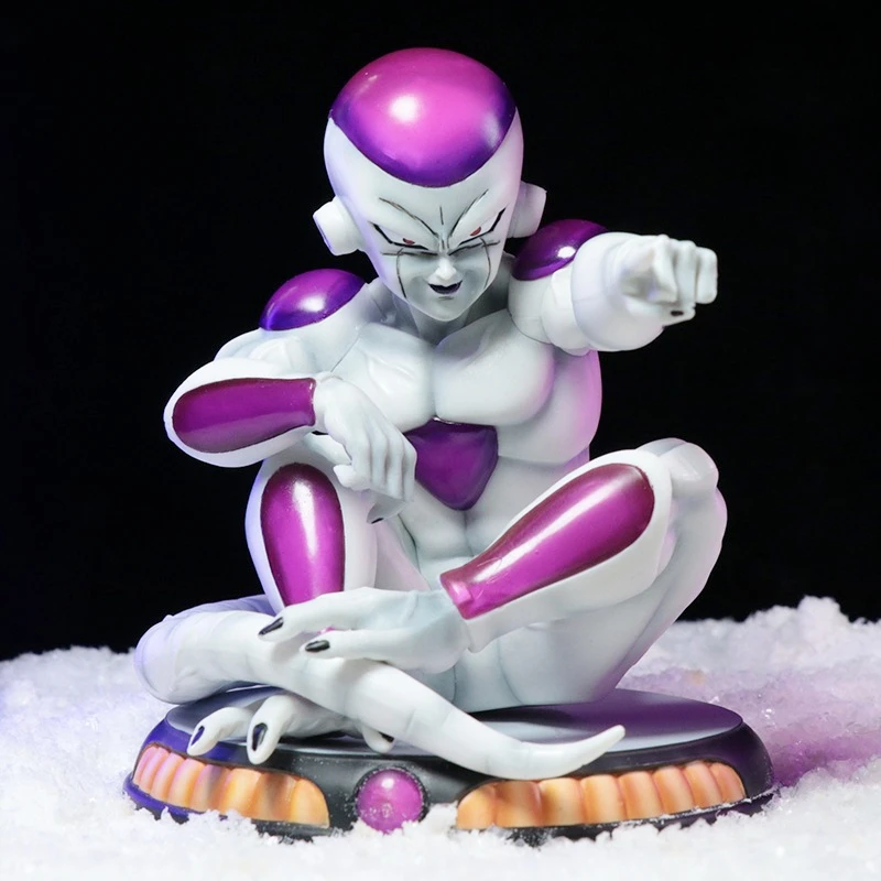 13CM Anime Dragon Ball Z Action Figures Frieza With Base Figurine PVC Model Toys For Children Adult Collection Christmas Gifts