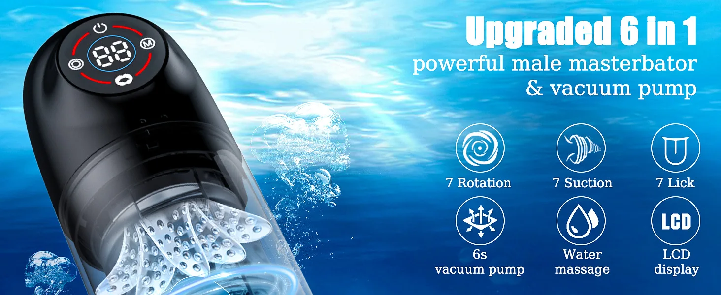 التلقائي ذكر الاستمناء كأس 7 مص الدورية لعق وسائط جيب كس الضارب اللسان القضيب مضخة الجنس لعب للرجال #6