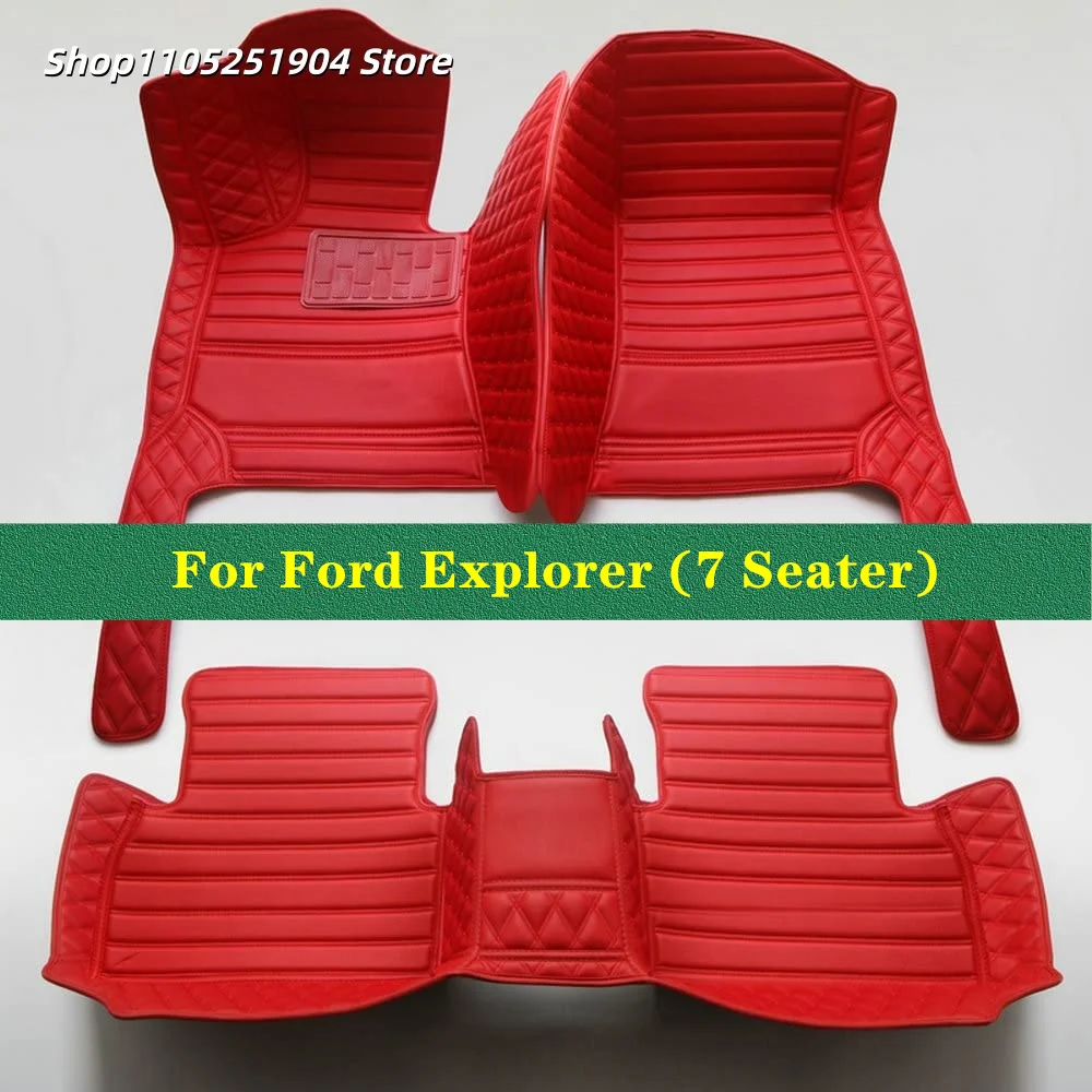 

Auto Carpets Car Floor Mats For Ford Explorer (7 Seater) 2025 2026 2027 Car Mat Interior Accessories