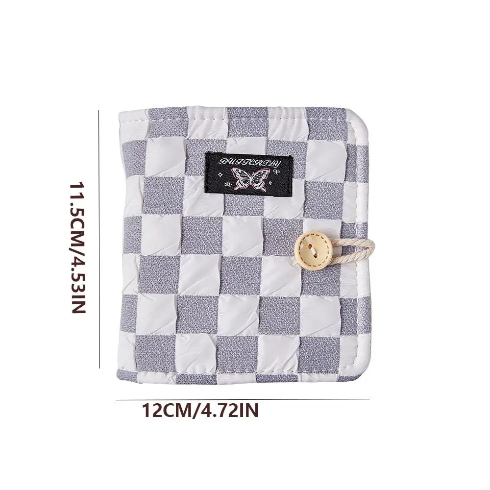 Butterfly Chessboard Pattern Photo Album Binder Loose Leaf Anti-scratch 3-inch Photocard Holder DIY INS Idol Card Collect Book