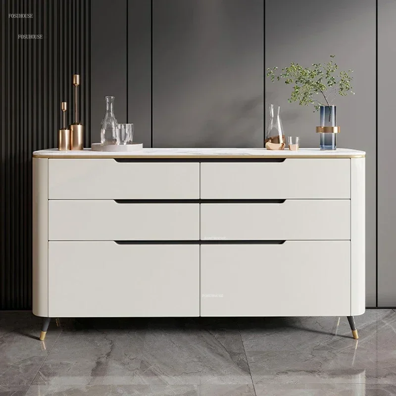 

Luxury Slate Sideboards Home Furniture Small Apartment Living Room Cabinet Porch Locker Sideboard Buffet Creative Restaurant Set