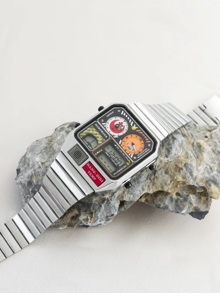 Quartz Digital Watch Men Waterproof Sports Mens Watches Luxury Brand two Time Electronic Wristwatches