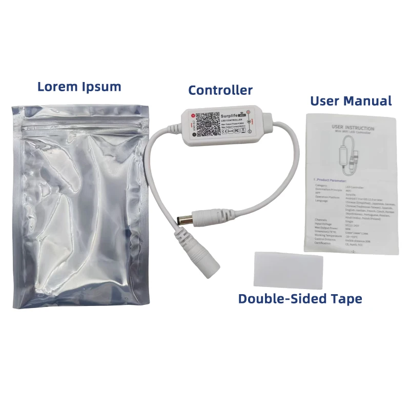 Strips Surplife Mini WiFi Dual-Mode Smart Dimmer: التحكم في PWM LED أحادي اللون 12-24V #5