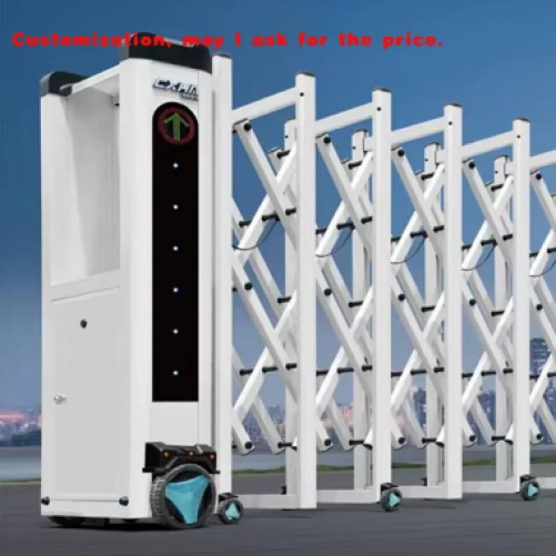 

на заказ.Автоматические выдвижные ворота для забора на подъездной дороге. Функция безопасности для использования в квартире.