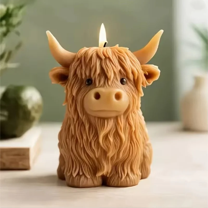 3D Yak-Shaped Candl…