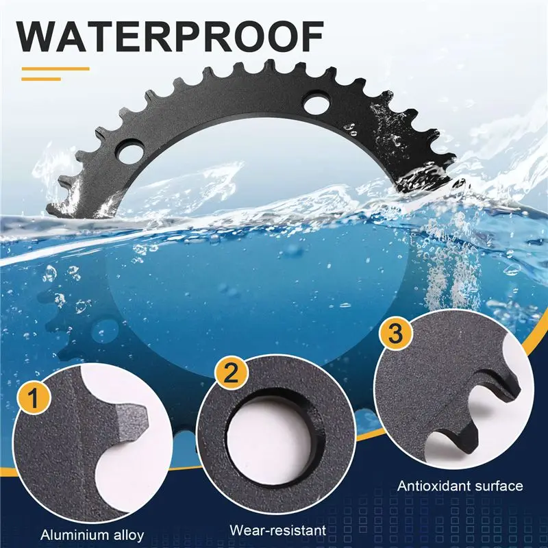 NEW HOT In Stock-For Bafang Mid Drive Motor 130BCD 40T Chainwheel Chain Ring Set Forbafang Mid Drive Motor Forelectric Bike Bicy view 6