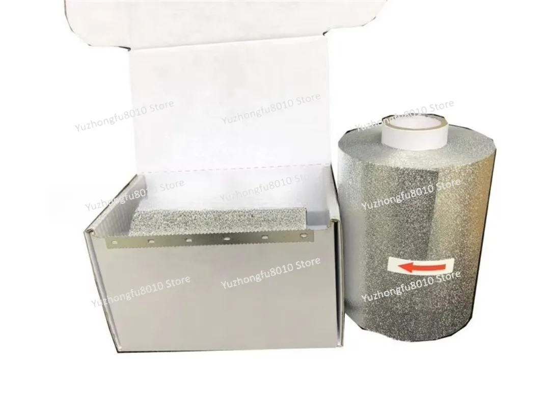 1Pcs Orange Peel Embossed Metal Foil Roll 12.7cm X 100m For Hair Dyeing Protrusive Aluminum Foil