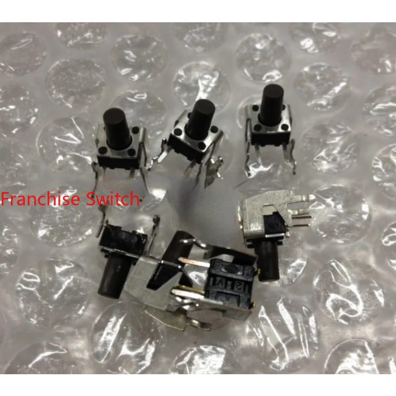 10PCS Imported 6*6*9.5 Touch Switch 6*6 Support Button Horizontal SKHHLQA010.