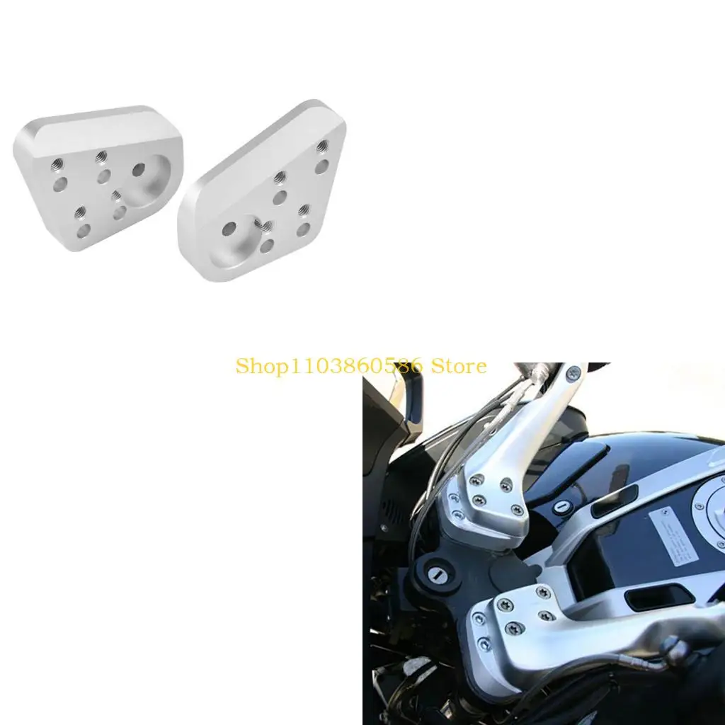 242A 2Pcs Easy Installation Motorbike Handlebar Riser for R1200RT R1100RT R1150RT