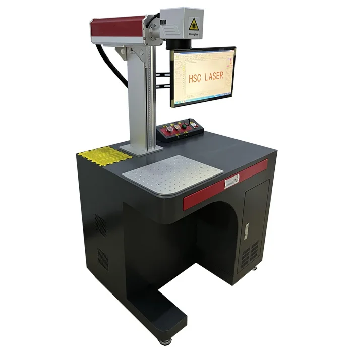 

Table type20W/30W small fiber laser marking machine metal nameplate lettering machine pencil acrylic portable coding