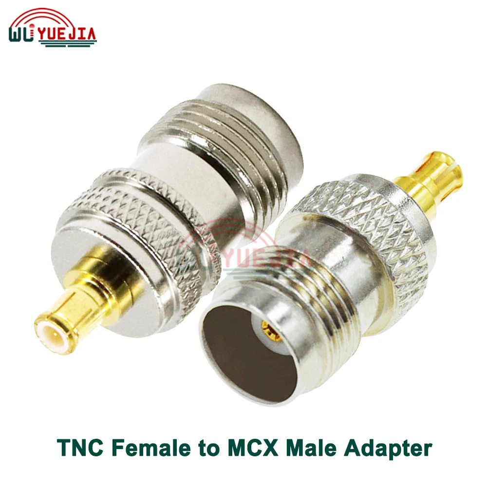 

2Pcs/Lot RF Adapter L12 TNC Female Jack to MCX Male Plug 50 ohm Straight RF Coaxial Connector High Quality Brass Fast Shipping