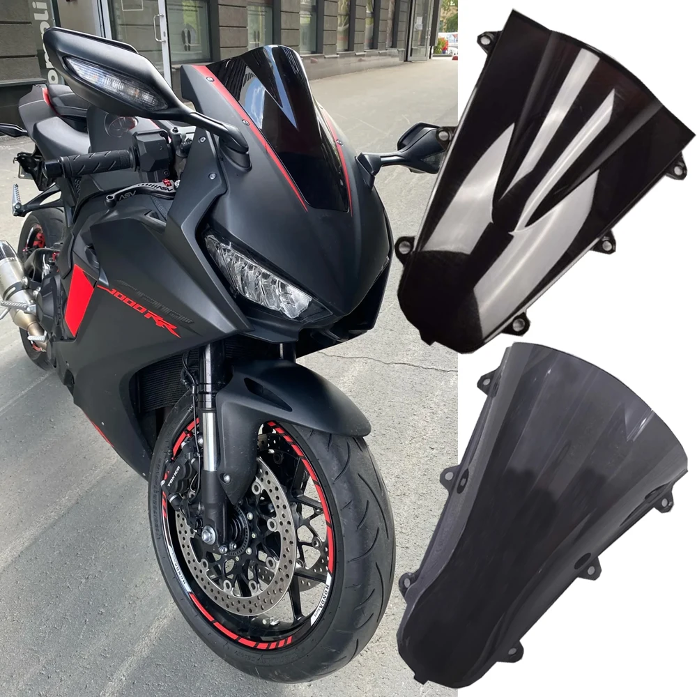 

Для Honda CBR 1000RR SP1 2017 2018 2019 CBR1000RR ветровое стекло ветровой дефлектор экран двойной пузырь метр крышка обтекатель