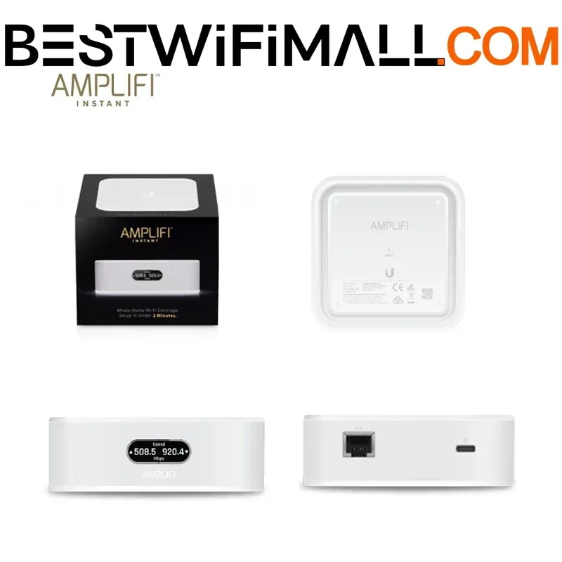 

UBIQUITI AmpliFi AFI-INS-R AFI-INS WiFi Router Instant Seamless Whole Home Wireless Internet Coverage Mesh Point WiFi Extender