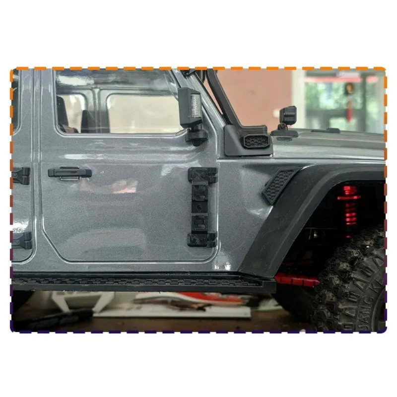 RC Crawler Upgrade Parts Door Hinge Decor Parts Customized For CK5811V2 1/7 RC Car Simulated Mod Accessories No-damage Mounting
